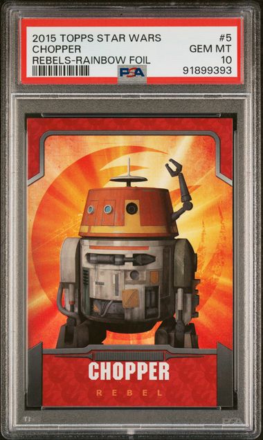 2015 Topps Star Wars Rebels #5 — Chopper, front of card