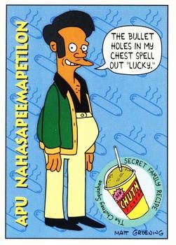 1993 SkyBox The Simpsons #S10 — Apu Nahasapeemapetilon, front of card