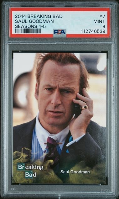 2014 Cryptozoic Breaking Bad Seasons 1–5 #7 — Saul Goodman, front of card