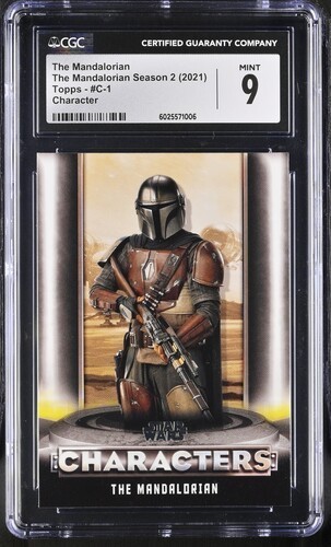 2020 Topps Star Wars: The Mandalorian Season 1 #C-1 — Din Djarin, front of card