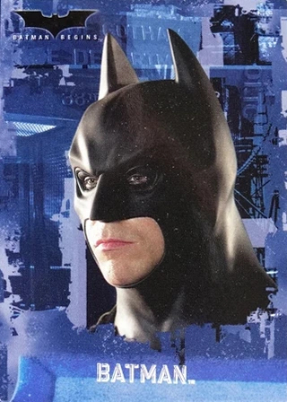 2005 Topps Batman Begins #3 — Batman, front of card