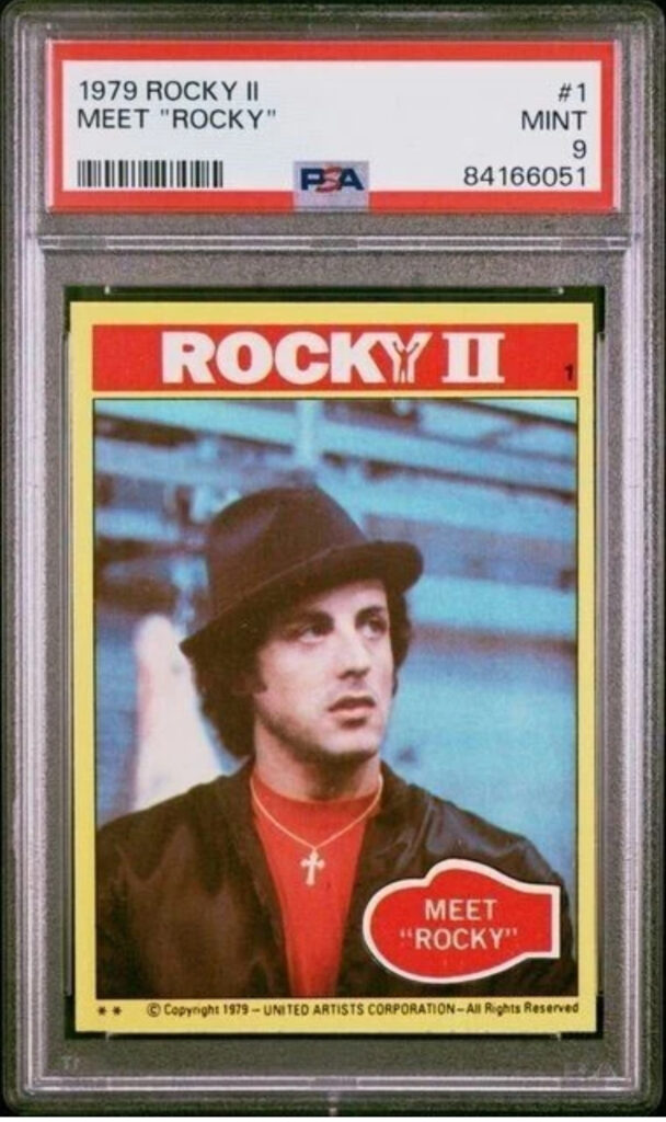 1979 Topps Rocky II #1 — Meet Rocky, front of card