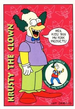 1993 SkyBox The Simpsons #S20 — Krusty the Clown, front of card