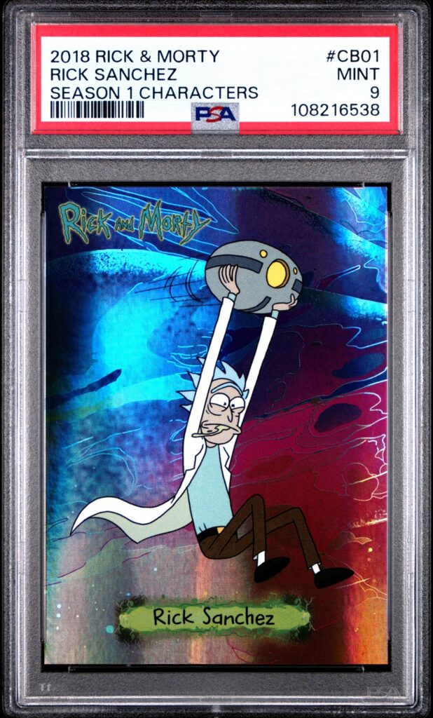 2018 Cryptozoic Rick & Morty Season 1 #CB01 — Rick Sanchez, front of card
