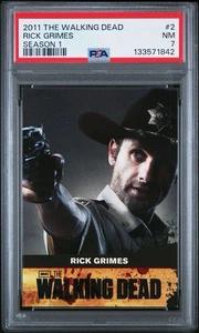 2011 Cryptozoic The Walking Dead Season 1 #2 — Rick Grimes, front of card