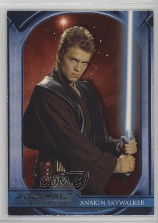 2002 Topps Star Wars: Attack of the Clones #2 — Anakin Skywalker, front of card